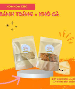 Combo Khô Gà + Bánh Tráng NomNom