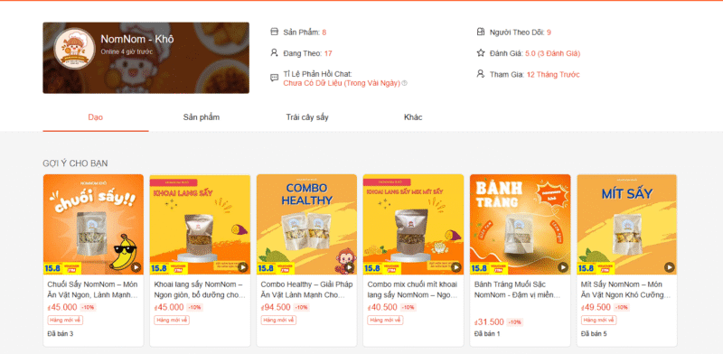 Mua Đồ Ăn Vặt Online